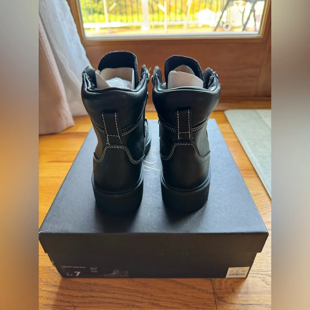 J.Crew Lightweight Leather Nordic Hiker Boots